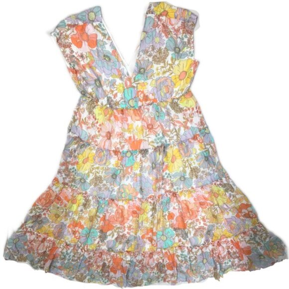 Anthropologie Floral Maxi Dress - Multicolor - Picture 8 of 9